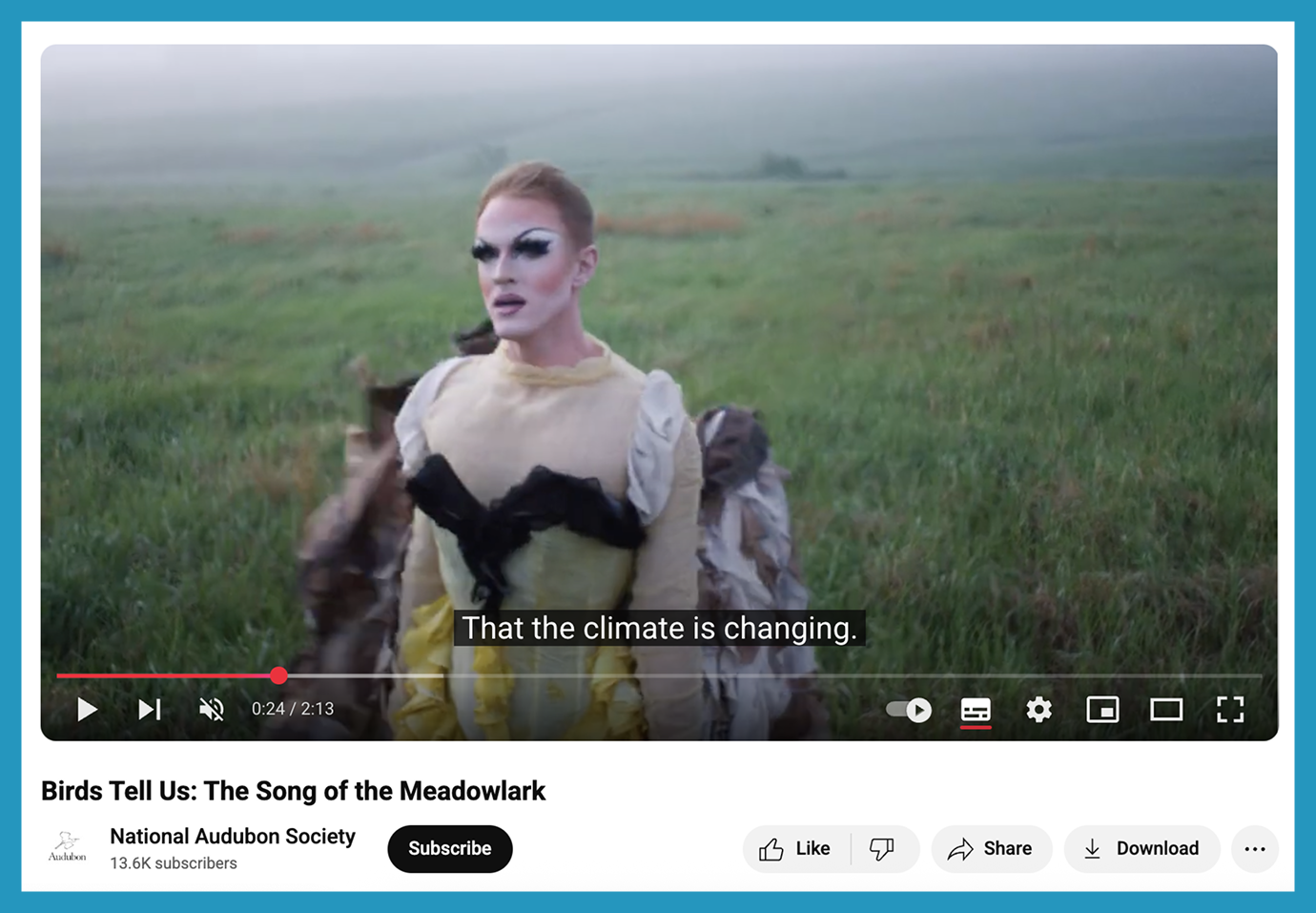 Pattie Gonia x Audabon Society climate campaign