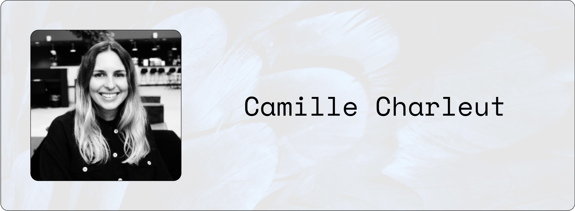 Camille Charleut headshot, freelance content writer for climate tech