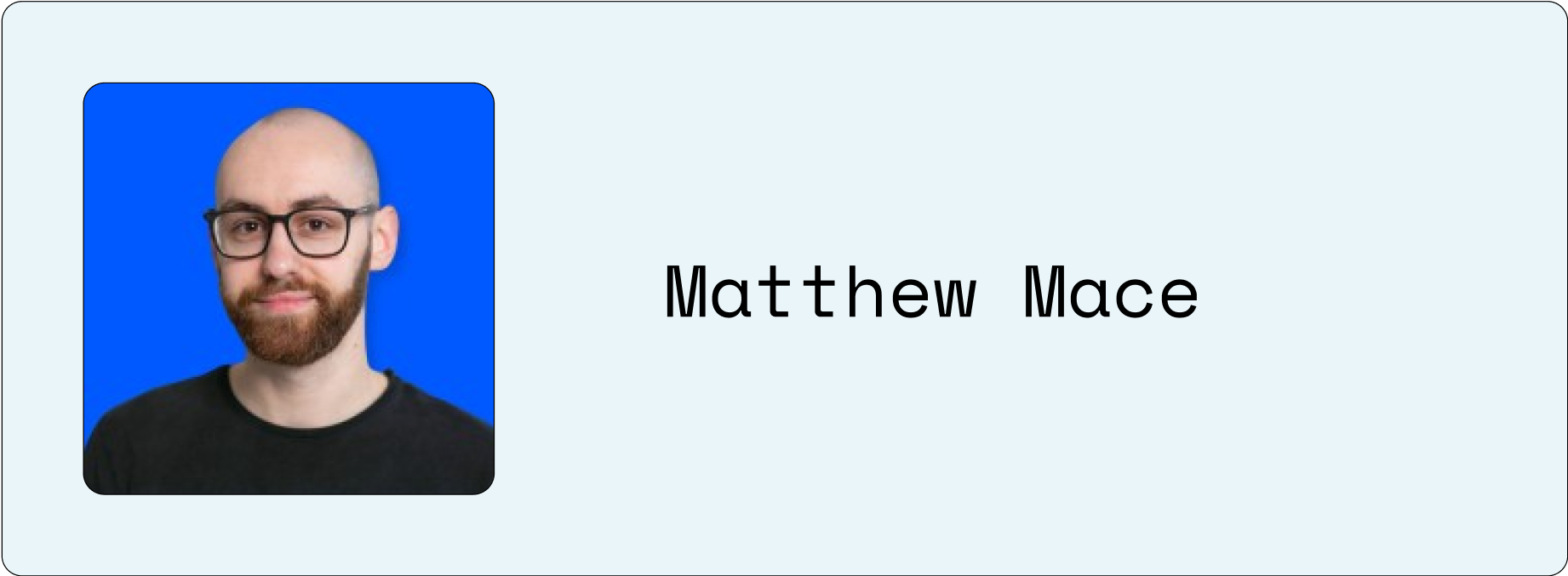 Matthew Mace,  freelance content writer headshot