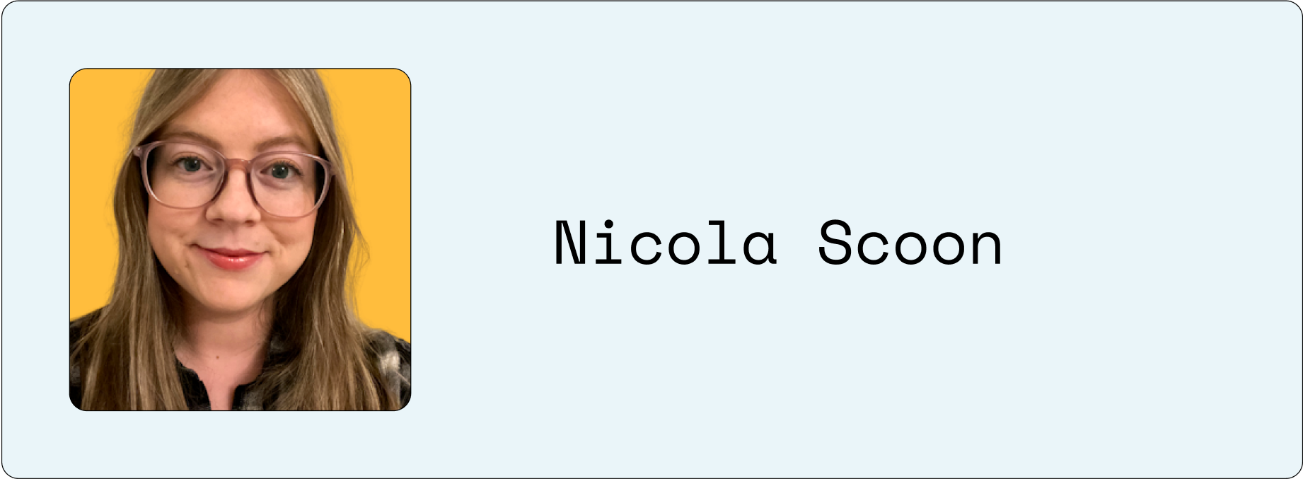 Nicola Scoon headshot, freelance content writer for HR tech