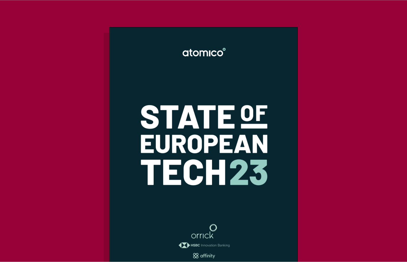 Screenshot from Atomico's 2023 State of European Tech report – an example of original research content