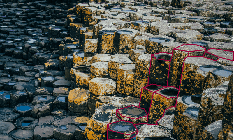 Photo of giant's causeway