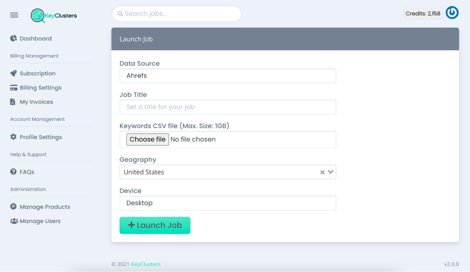 Keyclusters product image