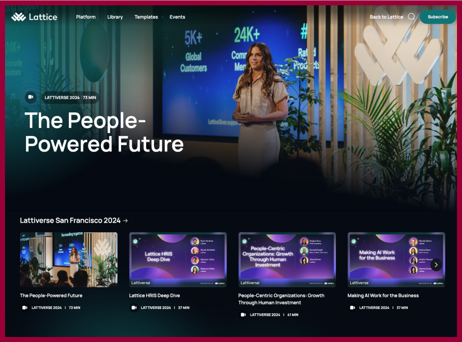 Content repurposing example: Lattiverse