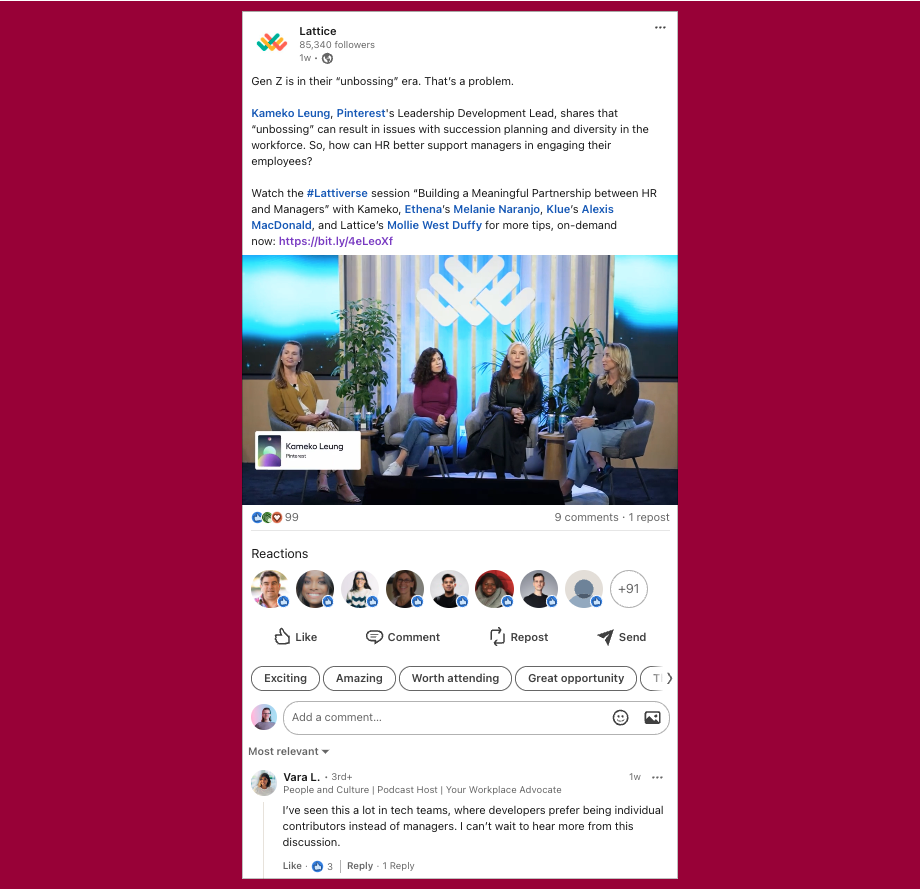 Content repurposing example: Lattiverse