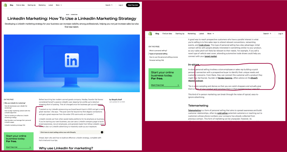 Content repurposing example: Shopify Masters podcast