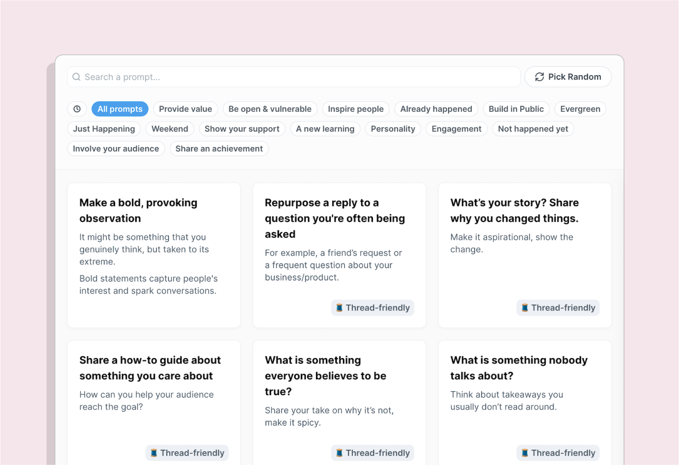 Content repurposing tool: Typefully