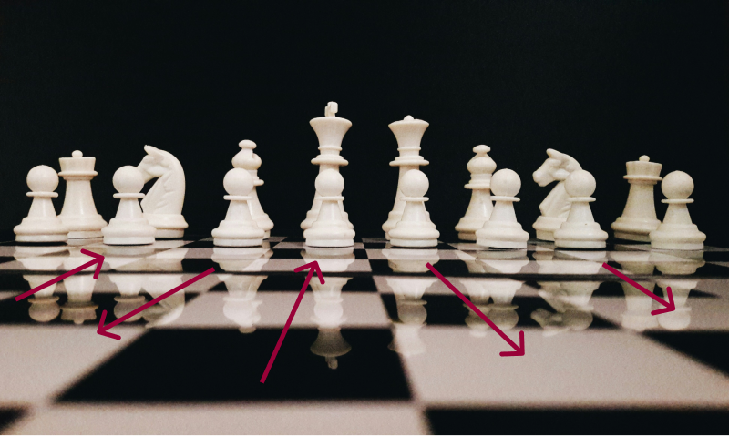 photo of a chess game