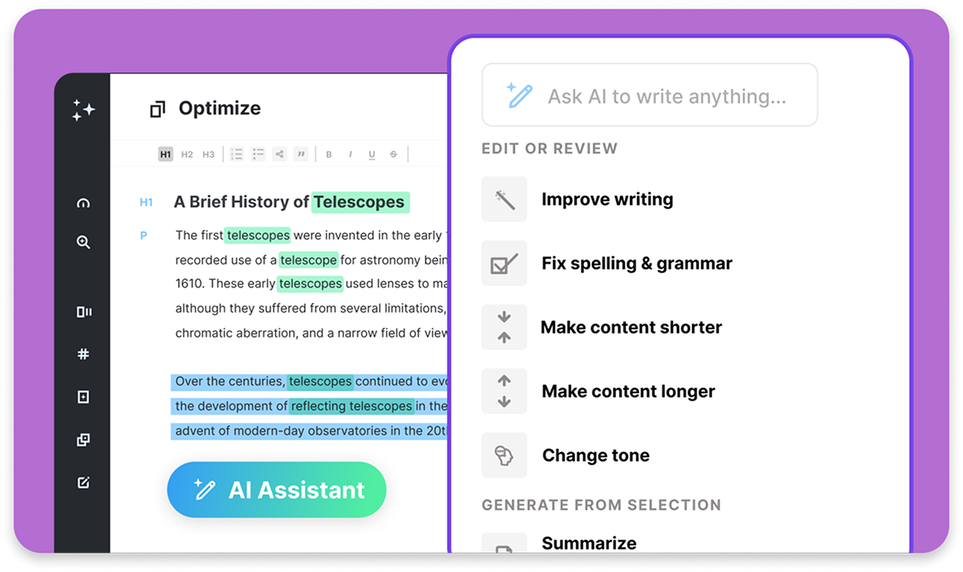 MarketMuse – content refresh tool