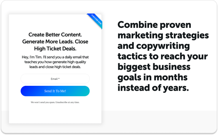 Best content marketing newsletters: Copyblogger